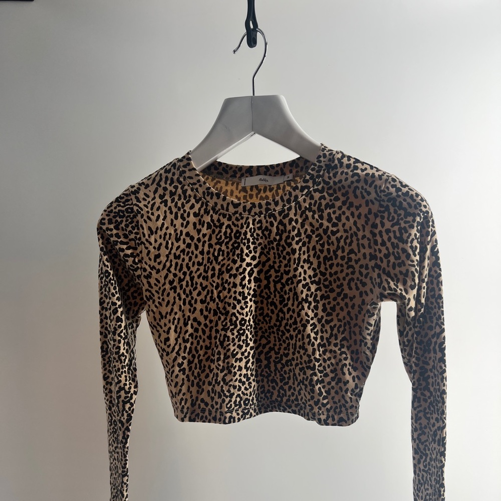 Adika Cheetah Print Long Sleeve Top